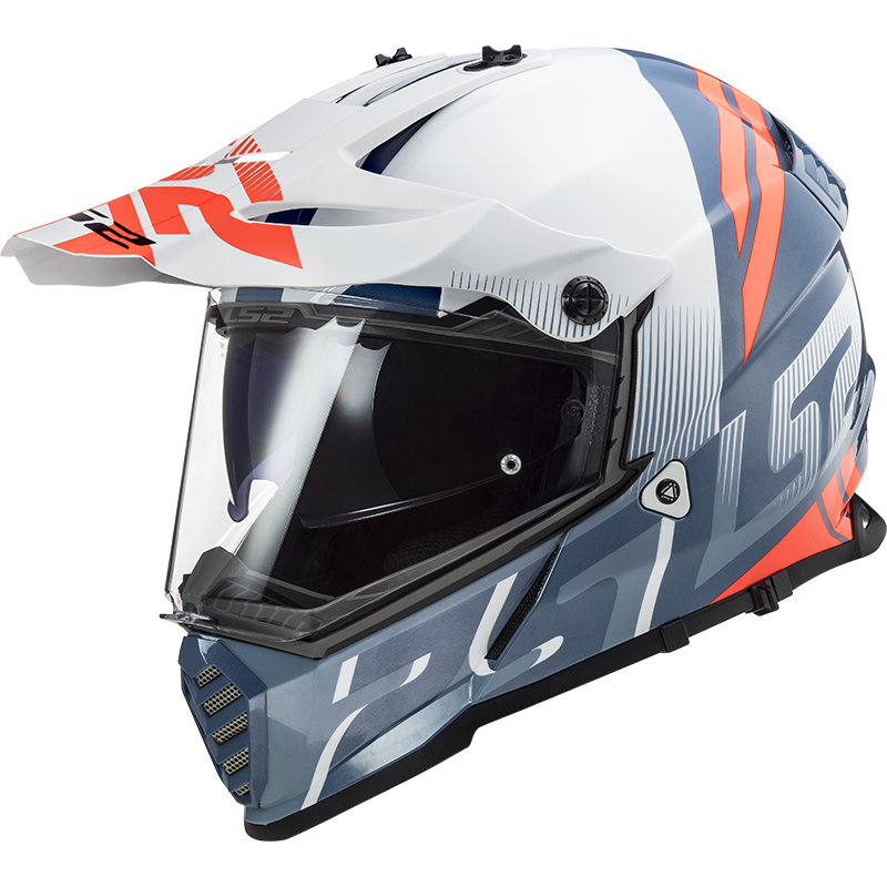 Ls2 Pioneer Evo Evolve Kask Beyaz Cobalt