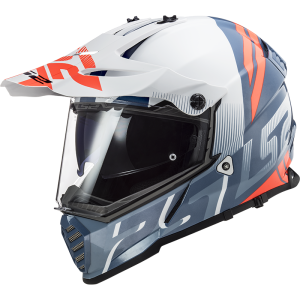 Ls2 Pioneer Evo Evolve Kask Beyaz Cobalt