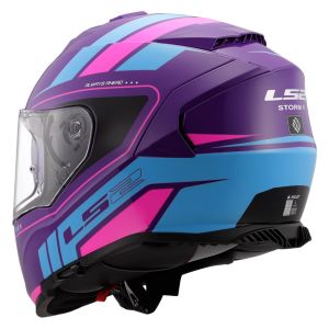 LS2 Storm 2 Fıst Mor Mavi Kask