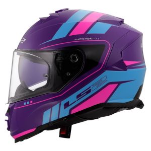 LS2 Storm 2 Fıst Mor Mavi Kask
