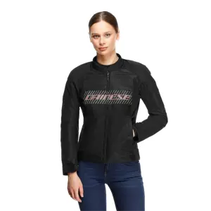 Dainese Herosphere Air Tekstil Kadın Mont Siyah Beyaz Peach 50