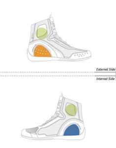 Dainese Motorshoe Air Bot Siyah Gri