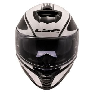 LS2 Storm 2 Kask Dodger Mat Siyah Beyaz