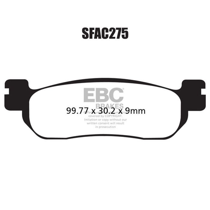 EBC SFAC275 Scooter Carbon Fren Balatası