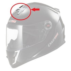 LS2 FF392 Kask Ön Havalandırma