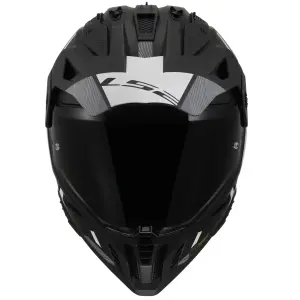 LS2 Pioneer 2 Enduro Kask Hill Mat Siyah Beyaz S