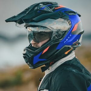 Nexx X.Wed 3 Kask Keyo Mat Mavi Kırmızı