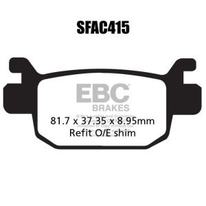 EBC SFAC415 Scooter Carbon Fren Balatası