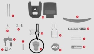 Kappa Z315K Çanta Tabla Düğmesi