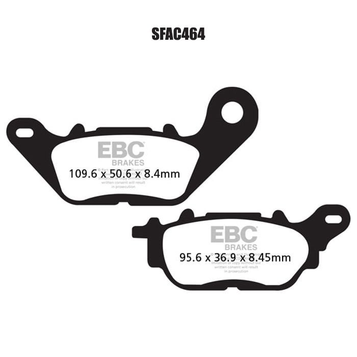EBC SFAC464 Scooter Carbon Fren Balatası