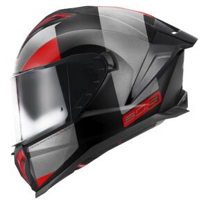 GIVI 50.3 Vision Kask Siyah Titanium Kırmızı
