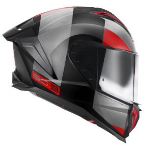 GIVI 50.3 Vision Kask Siyah Titanium Kırmızı