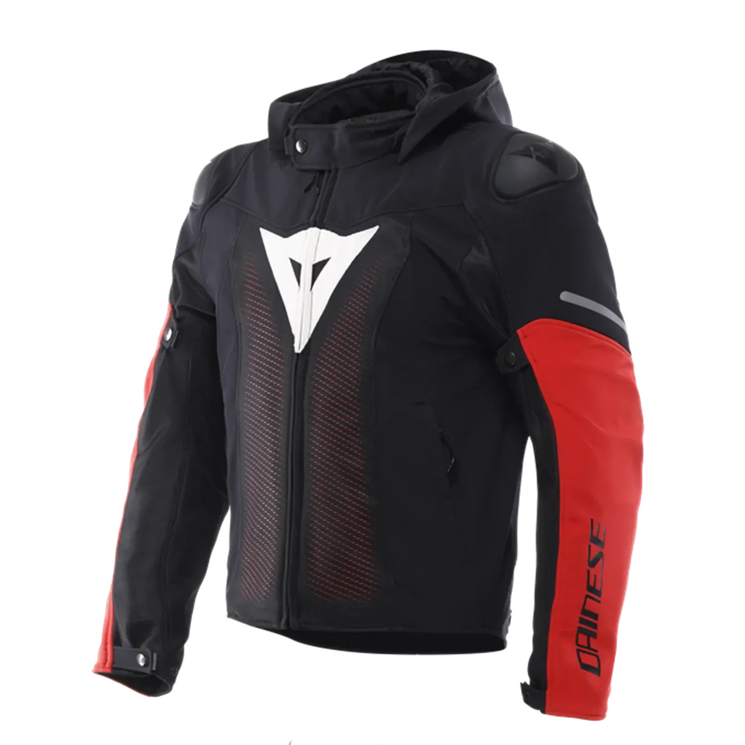 Dainese Super Sprint Air Tekstil Mont Siyah Beyaz Kırmızı 46