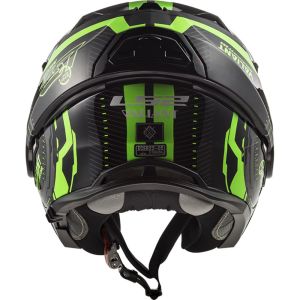 LS2 VALIANT Nucleus Kask Siyah Yeşil LS2 VALIANT Nucleus Kask Siyah Yeşil M