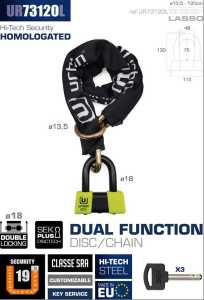 Urban Security Zincir Kilit 13.5mm 120cm