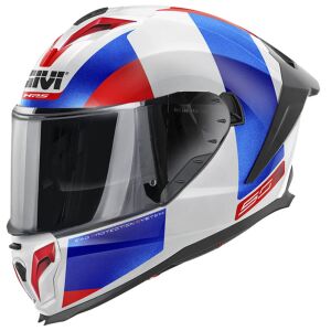 GIVI 50.3 Vision Kask Mat Beyaz Mavi Kırmızı