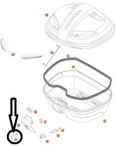 Kappa Z156 K30 Çanta Kilit