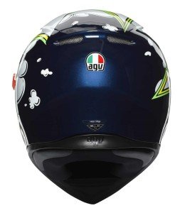Agv K3 SV Kask PLK Bubble White Blue Yellow Agv K3 SV Kask PLK Bubble White Blue Yellow S