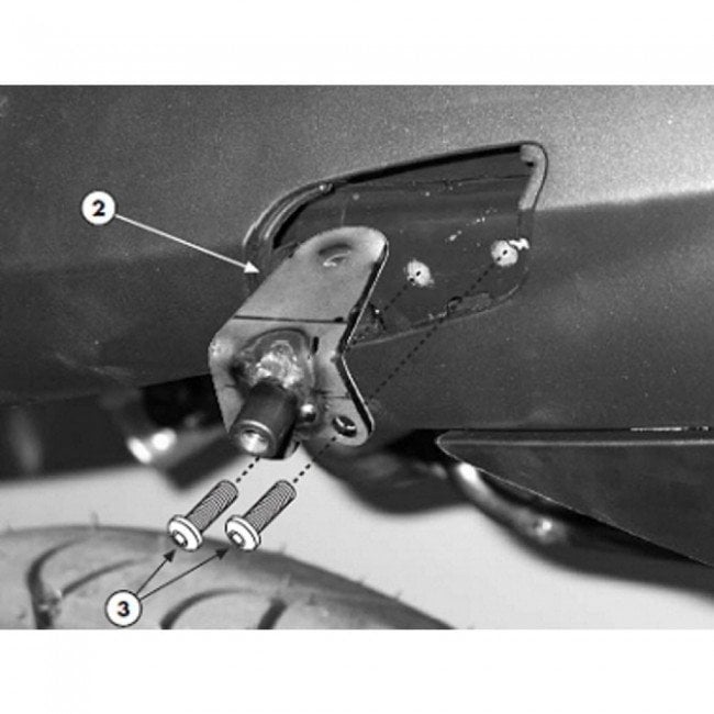 Givi PLX688Kit Bmw R 1200 R Yan Çanta Demiri Bağlantı Kiti
