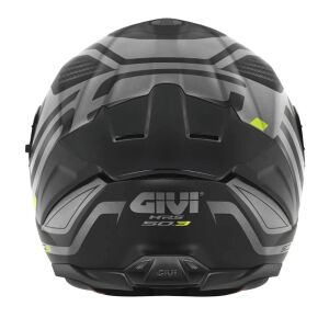 GIVI 50.3 Quasar Kask Mat Siyah Titanium Neon Sarı