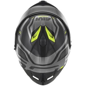 GIVI 50.3 Quasar Kask Mat Siyah Titanium Neon Sarı
