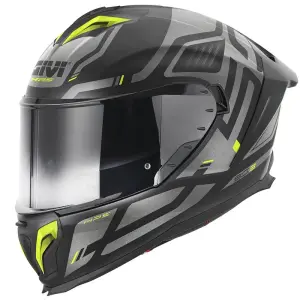 GIVI 50.3 Quasar Kask Mat Siyah Titanium Neon Sarı