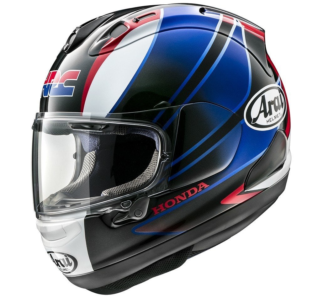 Arai RX-7V Kask Honda CBR Blue Yeni Arai RX-7V Kask Modelleri