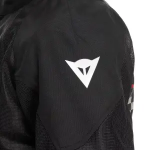 Dainese Herosphere Air Tekstil Mont Siyah Beyaz Stripes Kırmızı 48