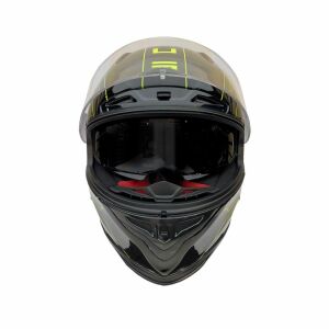 Zeus Kask ZS-1800B Gloss Carbon Fluo Sarı