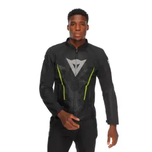 Dainese Herosphere Black White Yellow Fluo Air Tekstil Mont