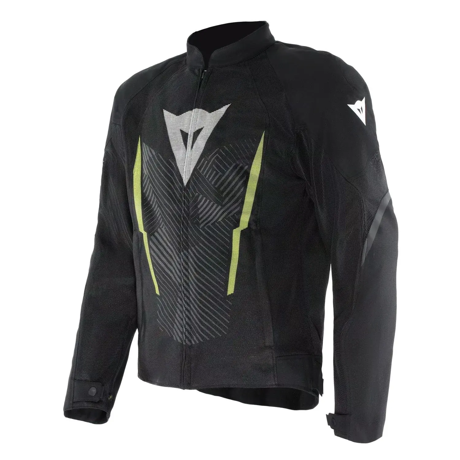 Dainese Herosphere Air Tekstil Mont Siyah Beyaz Sarı Fluo 56