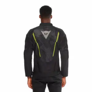 Dainese Herosphere Air Tekstil Mont Siyah Beyaz Sarı Fluo 56