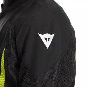 Dainese Herosphere Air Tekstil Mont Siyah Beyaz Sarı Fluo 56