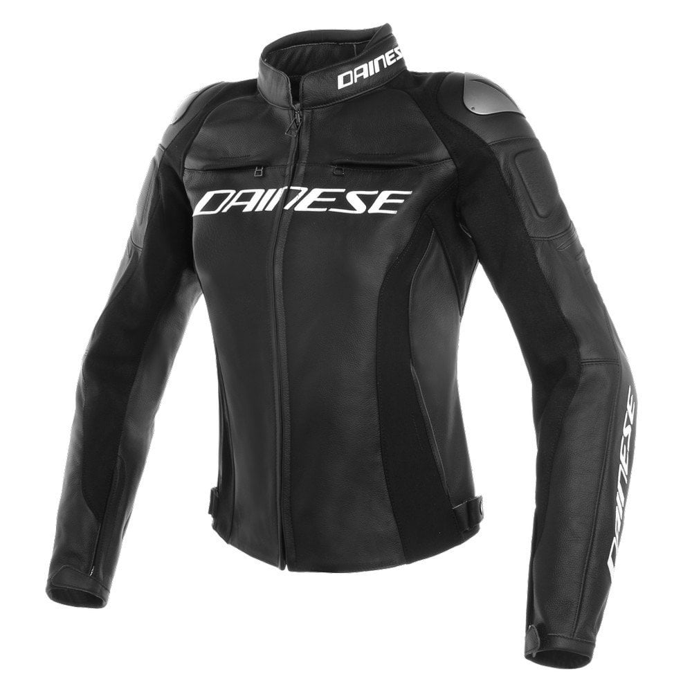 Dainese Racing 3 Kadın Deri Mont Siyah