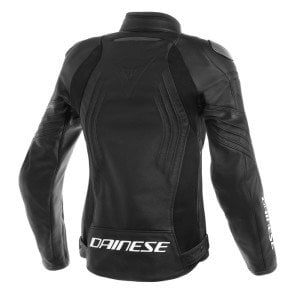 Dainese Racing 3 Kadın Deri Mont Siyah