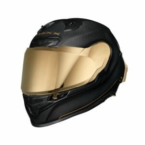 Nexx X.R3R Golden Edition Karbon Kask Mat Siyah Sarı
