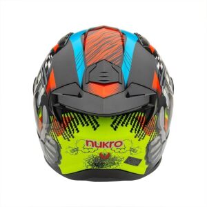 Nukrohelmet B506 Kask Kong Black Red