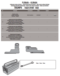 Givi PLR6404 Triumph Tiger Sport 1050 Yan Çanta Demiri
