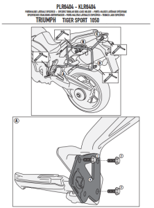 Givi PLR6404 Triumph Tiger Sport 1050 Yan Çanta Demiri