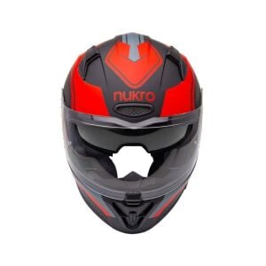 Nukrohelmet B506 Kask Stars Red Yellow