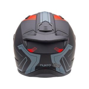 Nukrohelmet B506 Kask Stars Red Yellow