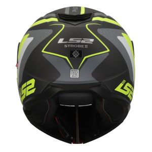 LS2 Strobe 2 Phantom Mat Titanium-Neon Sarı Kask