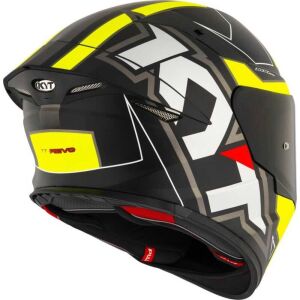 KYT TT-Revo Kask Electrom Mat Siyah Sarı