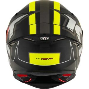 KYT TT-Revo Kask Electrom Mat Siyah Sarı