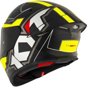 KYT TT-Revo Kask Electrom Mat Siyah Sarı