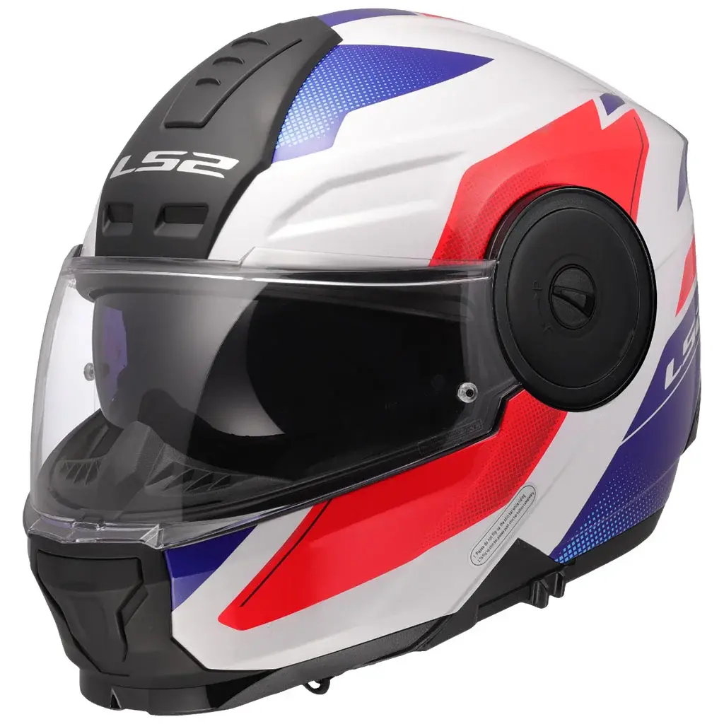 LS2 Scope 2 Duria Beyaz Mavi Kırmızı Kask