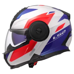LS2 Scope 2 Duria Beyaz Mavi Kırmızı Kask