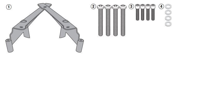 Kappa Kr1190 Honda Pcx 125 Arka Çanta Taşıyıcı