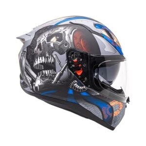 Nukrohelmet B506 Kask Vortex Grey Orange