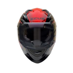 Zeus ZS-811A Kask Siyah AL39 Kırmızı